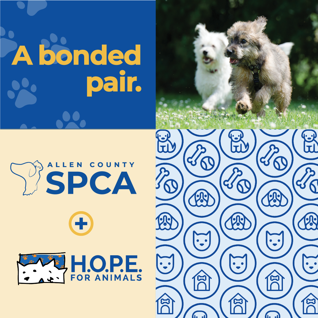 Allen County SPCA and H.O.P.E. for Animals Merging